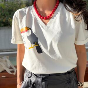 Toucan You Can V‑Neck Tee